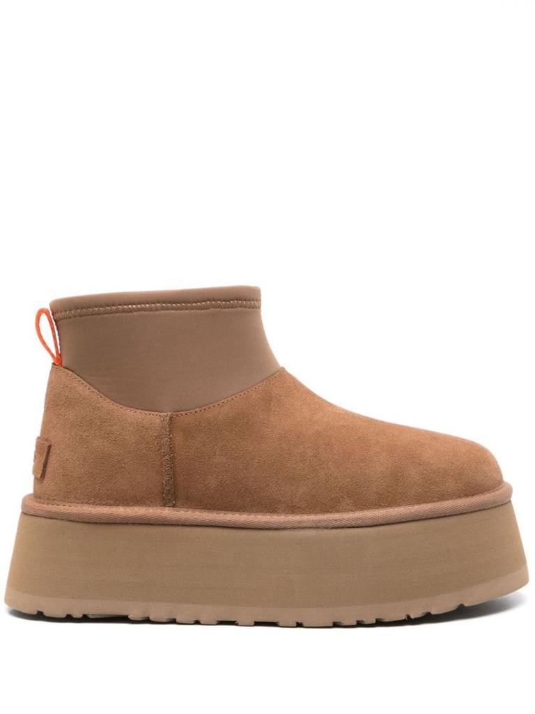 UGG UGG "Classic Mini Dipper" Platform Ankle Boots