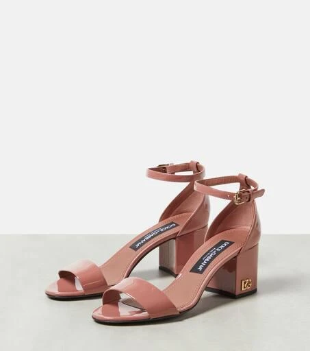 Dolce 
Gabbana Patent leather sandals 5