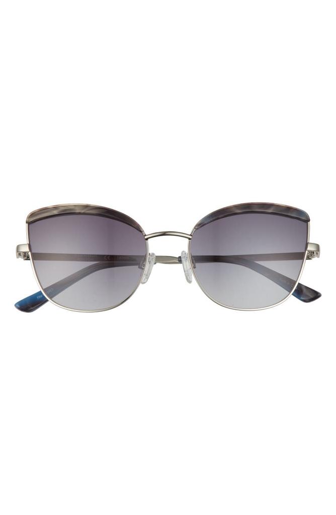 Isaac Mizrahi 55mm Gradient Cat Eye Sunglasses