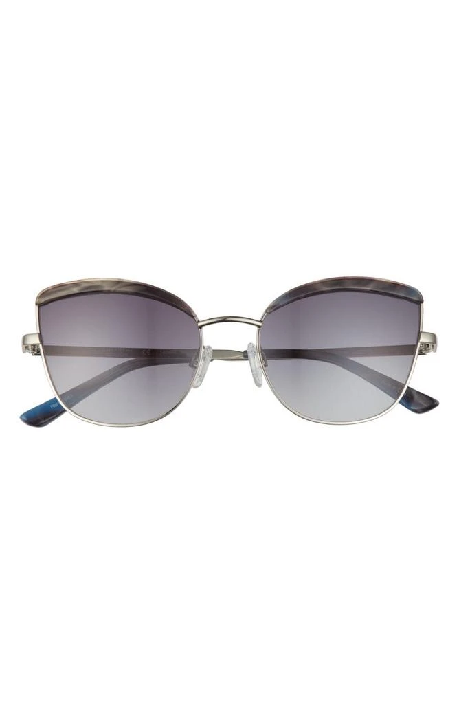 Isaac Mizrahi 55mm Gradient Cat Eye Sunglasses 1