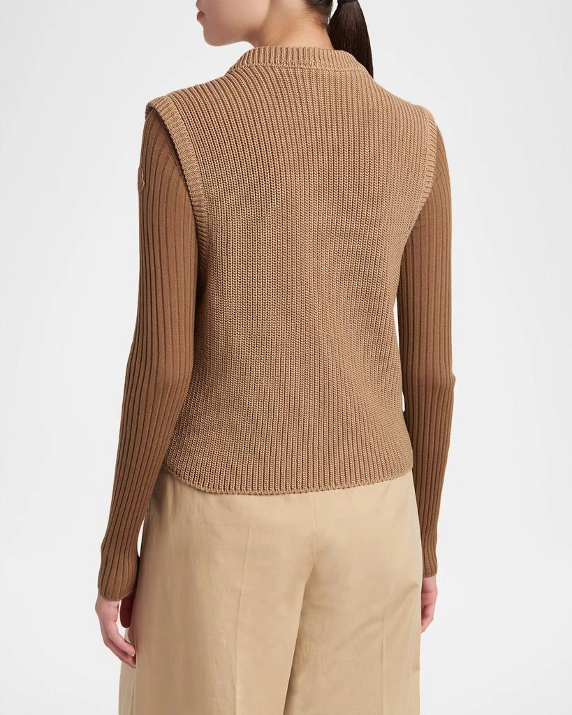 Moncler Quilted Combo Down Vest 3