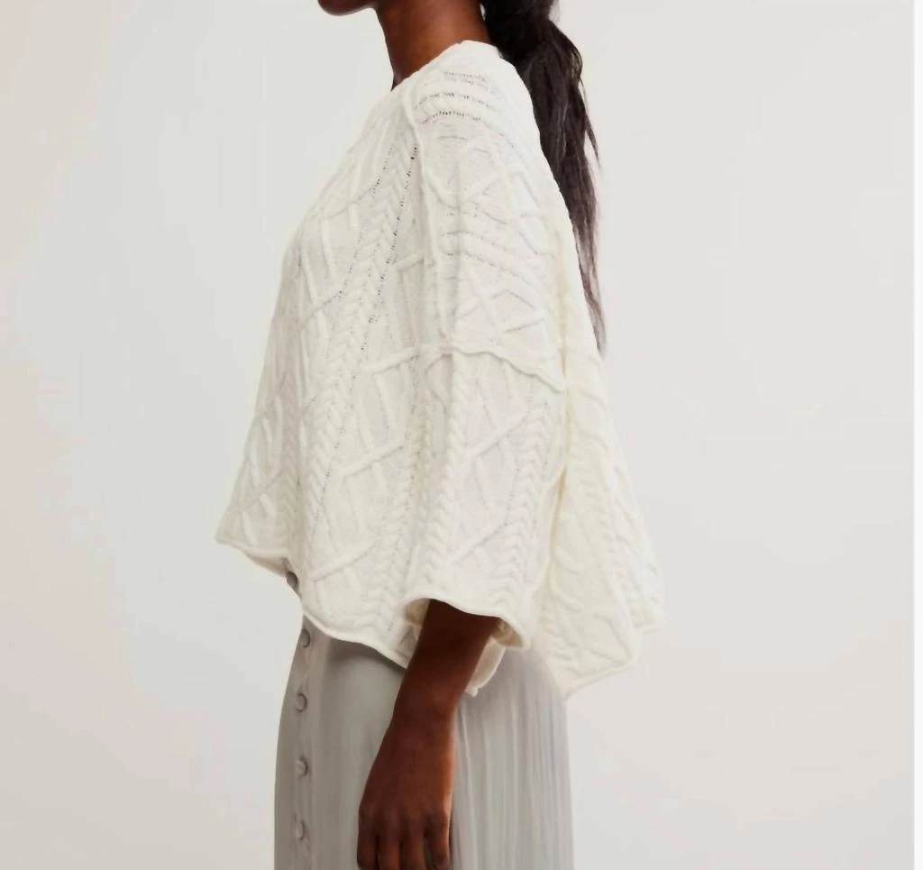 Free People Free People - Washed Ashore Oversized Cotton Crewneck Sweater 3