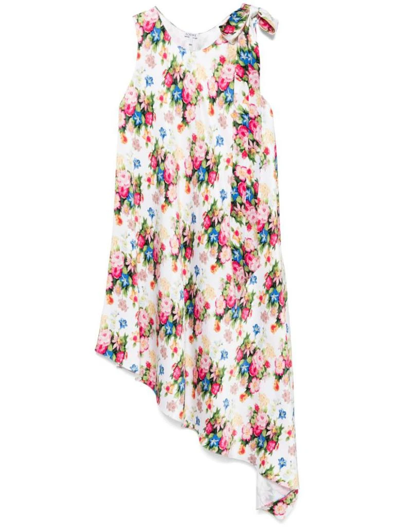 Loewe Loewe Silk Asymmetric Dress 1