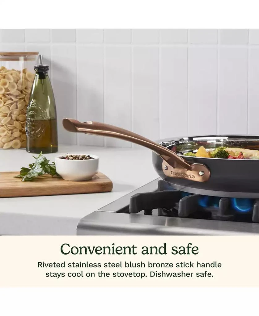 Cuisinart Matte Black Elegance Stainless Steel 12" Skillet 7