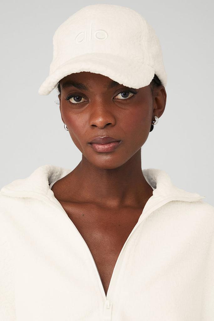 Alo Micro Sherpa Off-Duty Cap - Ivory - Hats - Compare Prices from