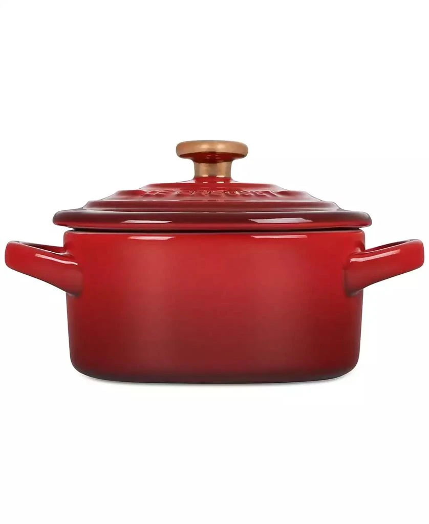Le Creuset Figural Heart Collection Stoneware Mini Round Cocotte 2