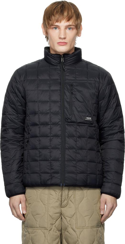Taion Black Mountain Hi-Neck Reversible Down Jacket