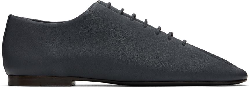 Shop Gray Souris Flat Classic Derbys on Sale at BeyondStyle – Get