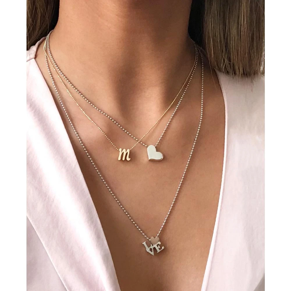 Alex Woo 20" Ball Chain Necklace in 14k Gold 3