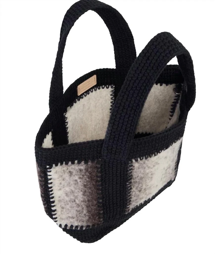 Vanessabruno Women's Small Wool Cabas Bag 3