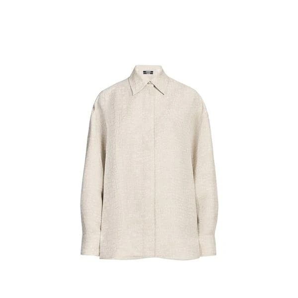 Jacquemus The Pasadena shirt in a blended fabric 1