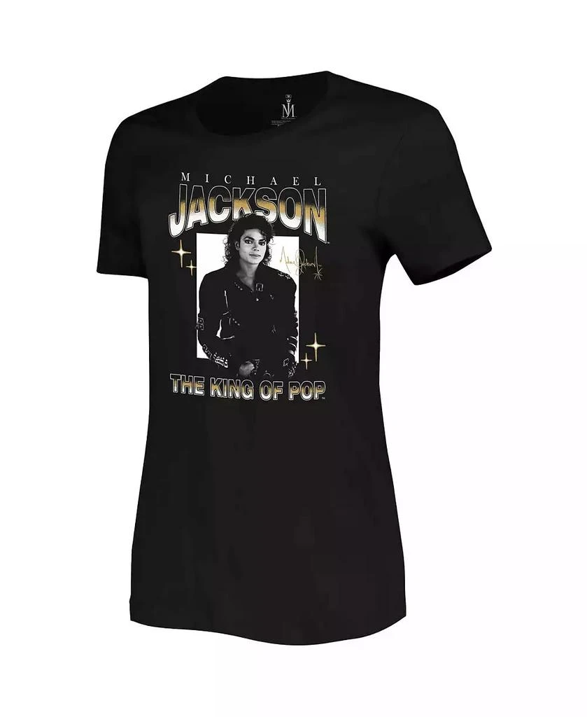 Ripple Junction Women's Black Michael Jackson the King of Pop T-Shirt 3