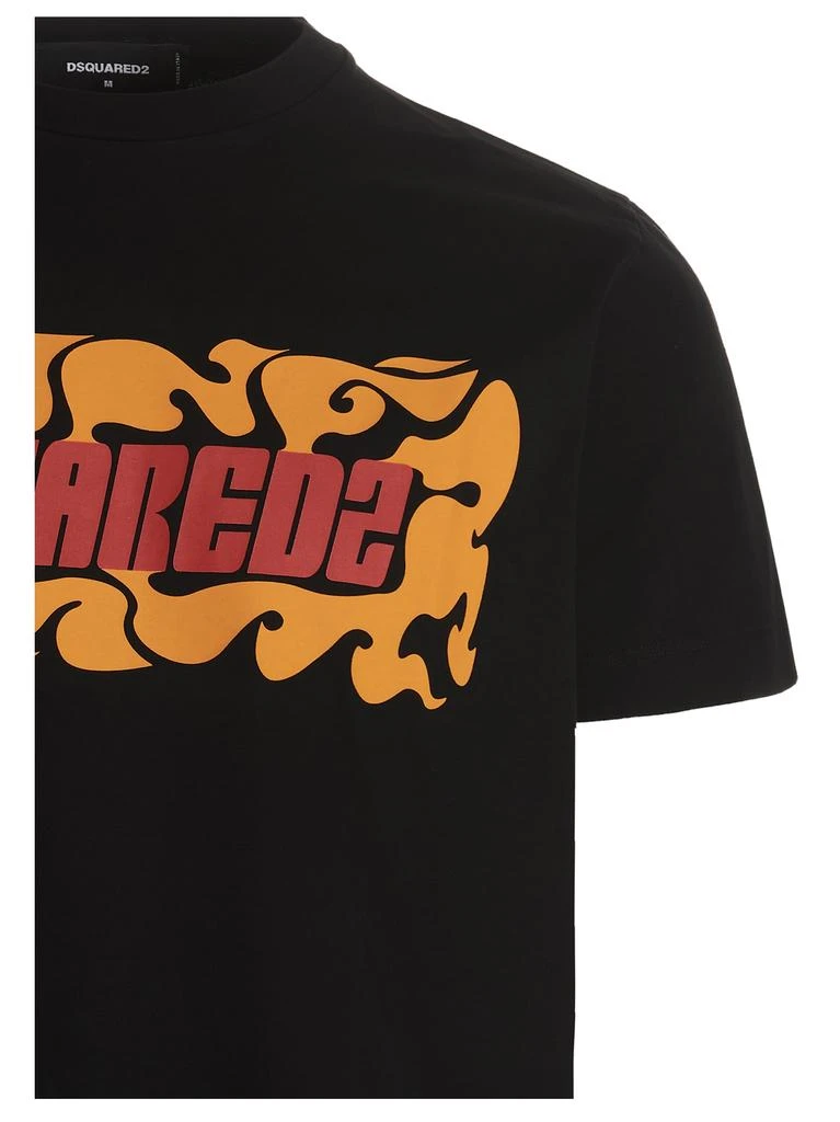 DSQUARED2 wave Logo Cigar T-shirt 3