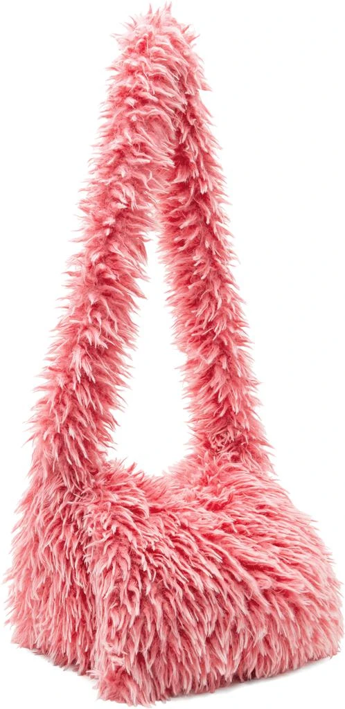 ERL Pink Faux-Fur Messenger Bag 2