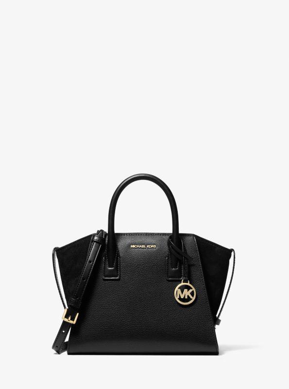 Michael Kors Avril Small Pebbled Leather Satchel