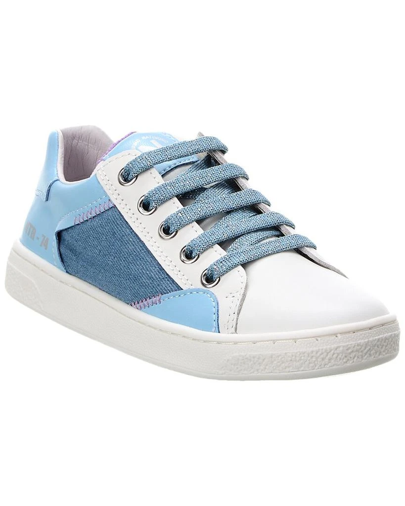 Naturino Quar Zip Canvas & Leather Sneaker 1