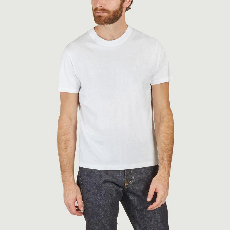 AMI Paris ADC T-shirt WOOL GABARDINE WHITE AMI PARIS 1