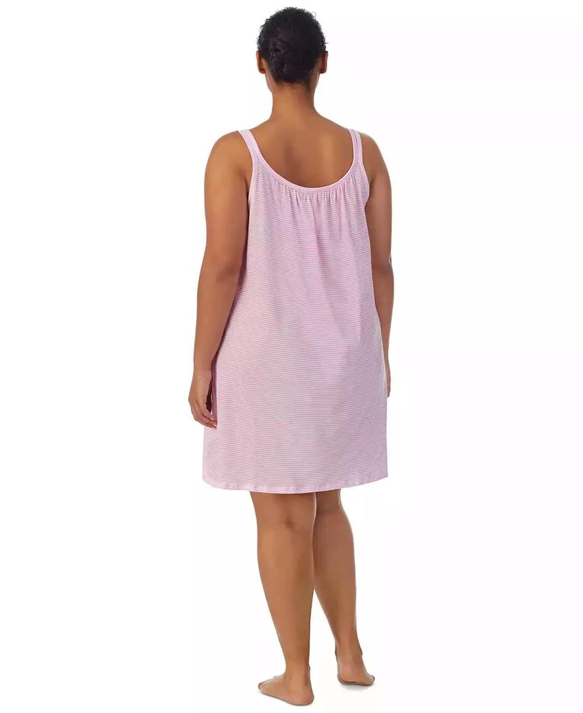Ralph Lauren Plus Size Cotton Knit Double-Strap Nightgown 7