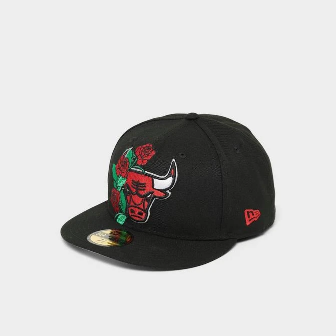 NEW ERA New Era Chicago Bulls NBA Roses 59FIFTY Fitted Hat 1