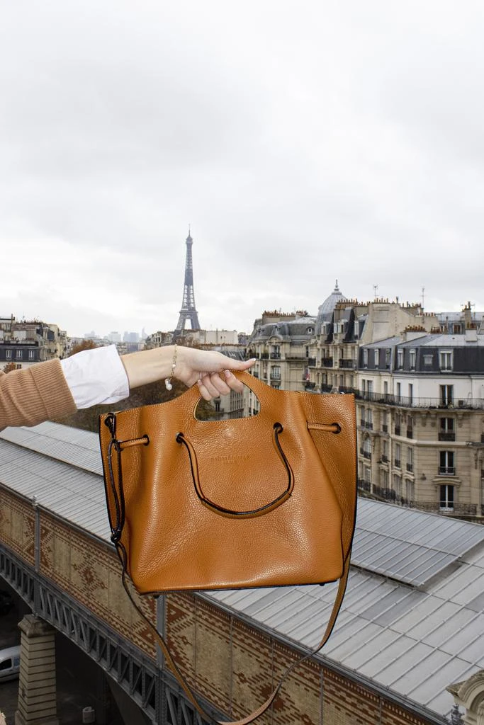 预计3周后发货 Maison Heritage Sac Cabas Prun - Camel - Femme 3