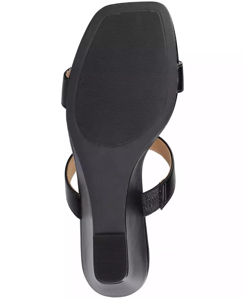 Journee Collection Women's Clodie T Strap Dress Wedge Sandals 5