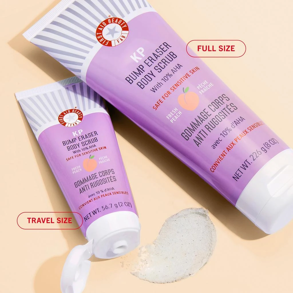 First Aid Beauty First Aid Beauty KP Bump Eraser Body Scrub with 10% AHA 8oz - Peach 9
