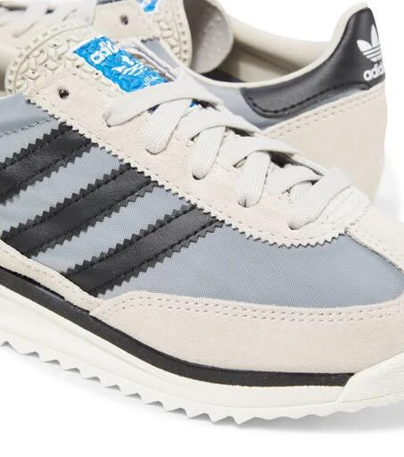 adidas gazelle silver green womens adidas x Sporty & Rich SL72 (Blue/Yellow/White), 5.5 main image 1