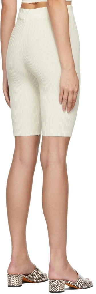 ANDREĀDAMO White Knit Shorts 3