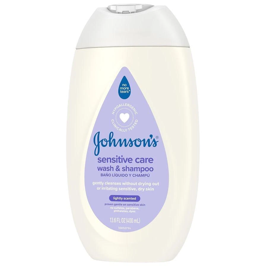 Johnson's Baby Sensitive Care Baby Body Wash & Shampoo 8