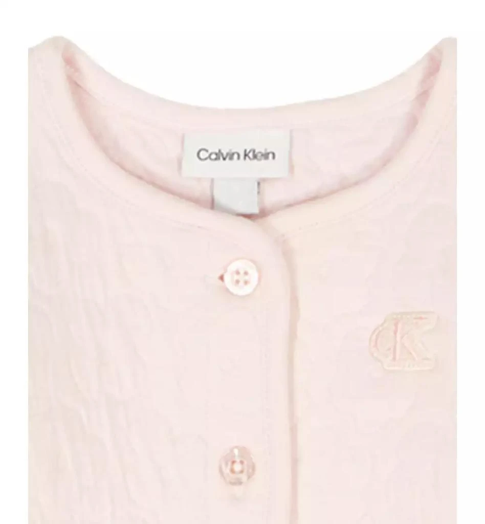 Calvin Klein Baby Girls 3-Piece Long-Sleeve Bodysuit, Jacket and Pants Set 3