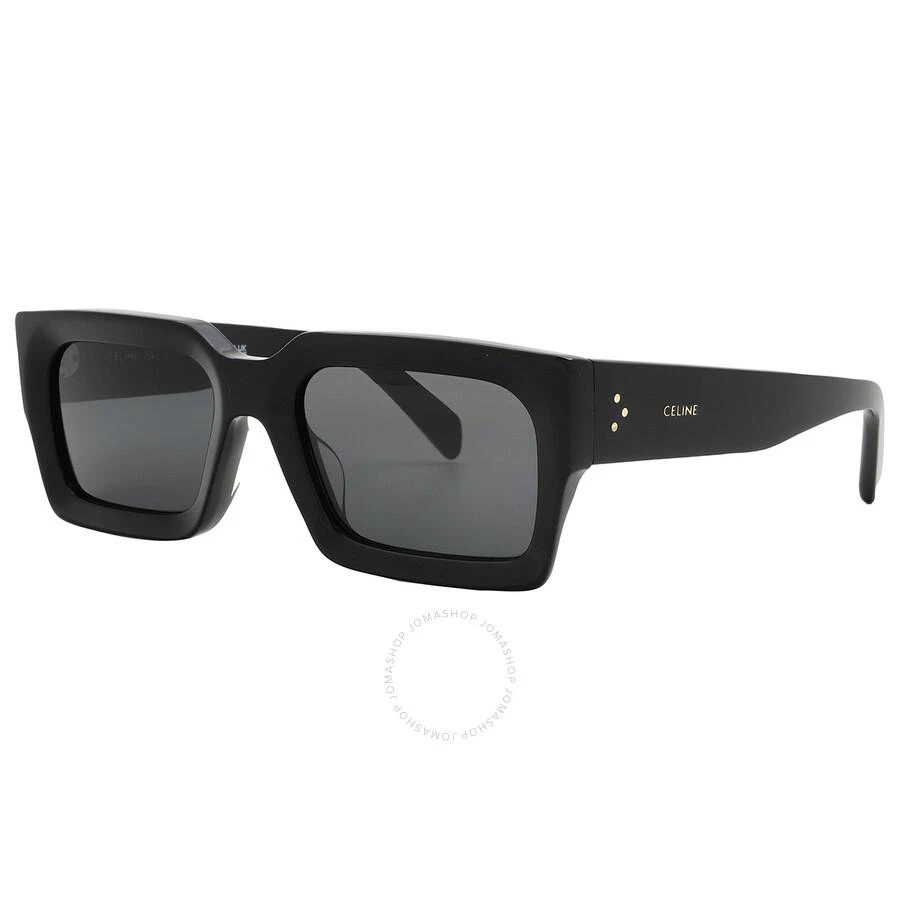 Celine Bold 3 Dots Grey Rectangular Ladies Sunglasses CL40280U 01A 54 3