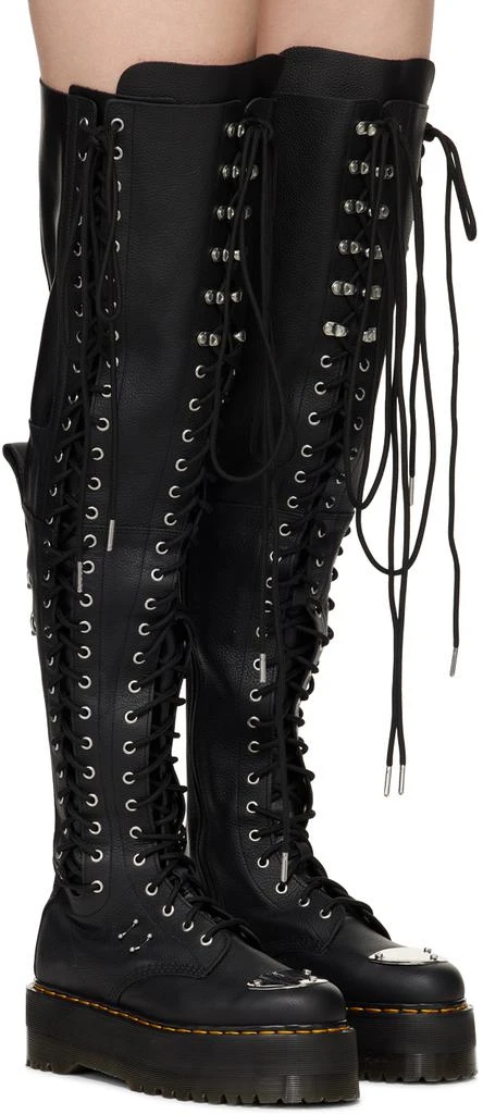 Dr. Martens Black 28-Eye Extreme Max Knee High Boots 4