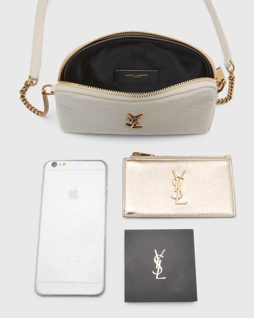 Yves Saint Laurent Gaby Mini YSL Crossbody Bag in Quilted Leather 8