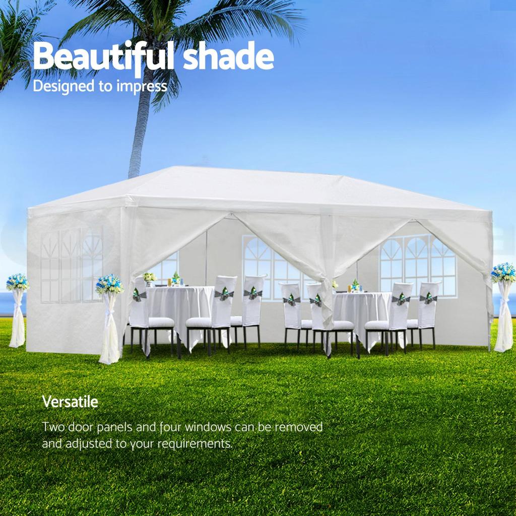 Streamdale Furniture Streamdale Wedding Canopy Tent with Sidewalls (10x20')