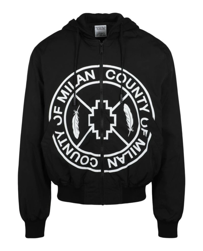 Marcelo Burlon Skate Cross Bomber Hoodie 1