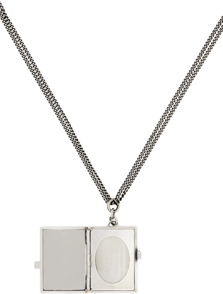 ANN DEMEULEMEESTER Silver Apo Memory Photo Holder Necklace 2