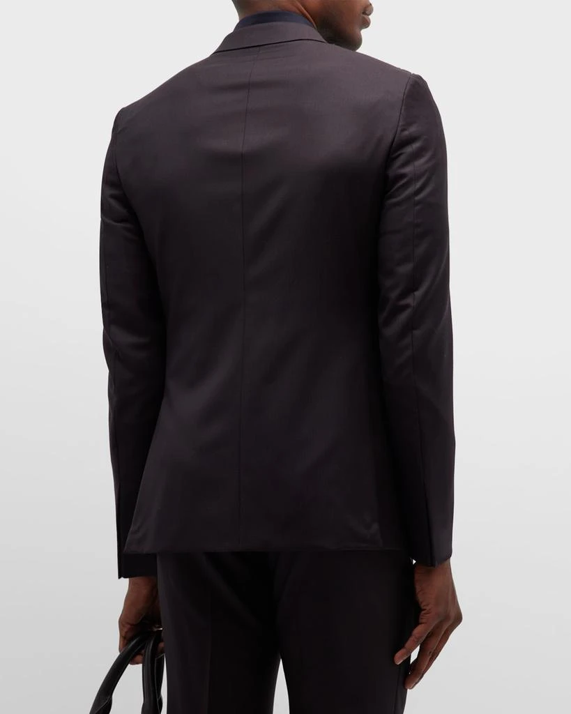 Zegna Men's Narrow Tonal Stripe Wool Suit 5
