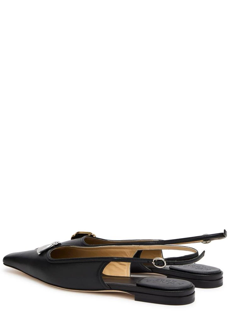 A.W.A.K.E MODE Amanda Kiss leather slingback flats  2
