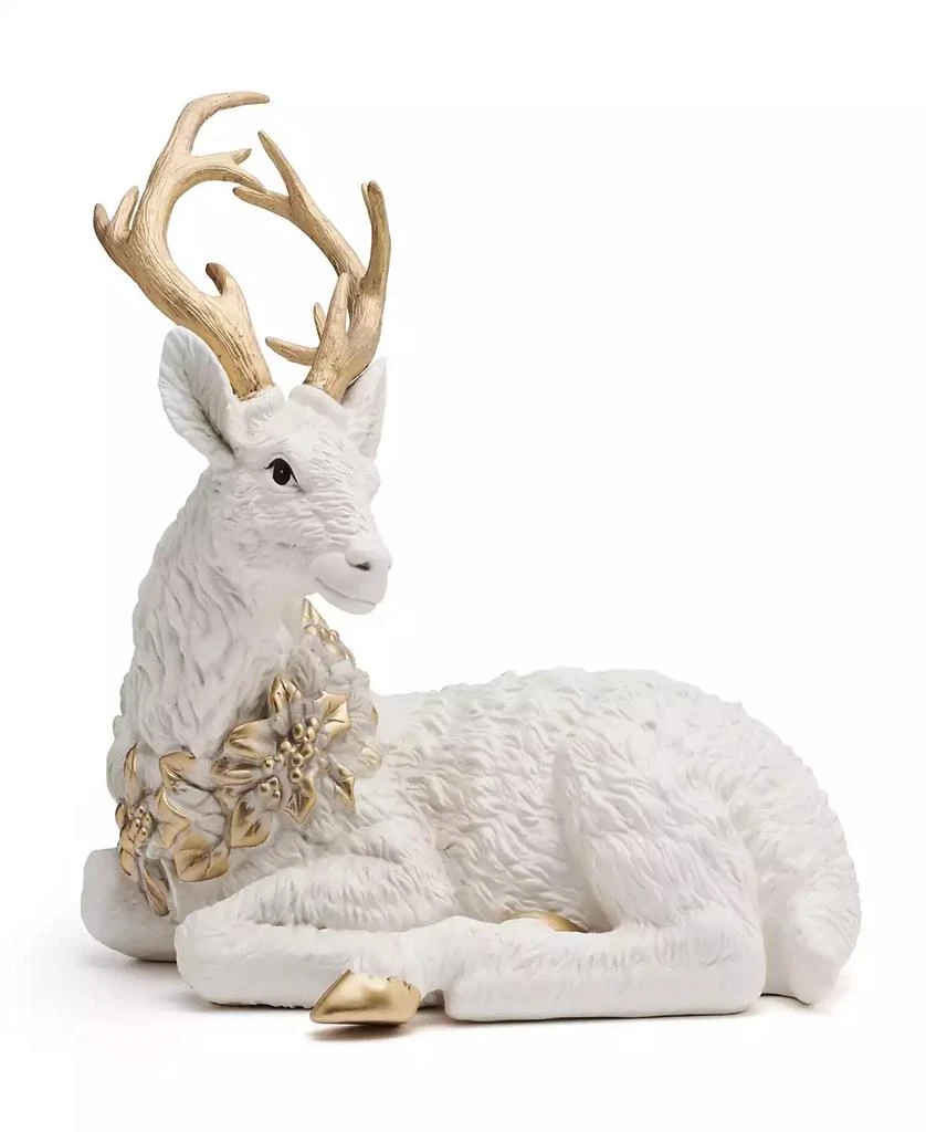 Fitz and Floyd Bonita Resting Deer Figurine, 10.5-inch 3