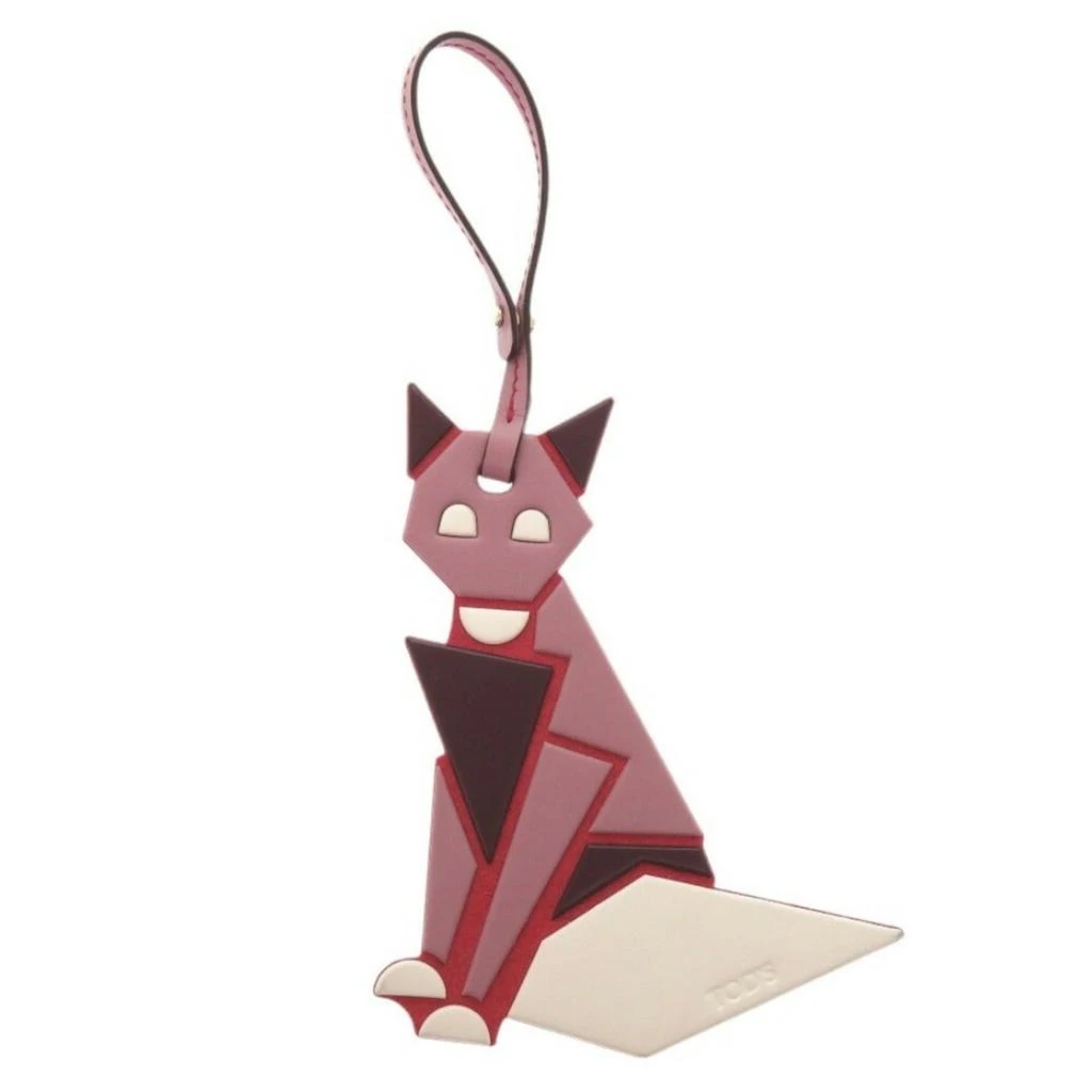 Tod
s Tod
s pink Leather Keyring (Pre-Owned)