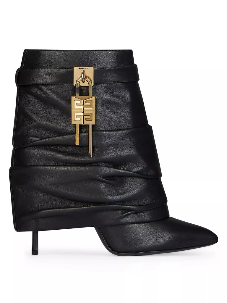 Givenchy Shark Lock Stiletto Ankle Boots in Nappa Leather 1