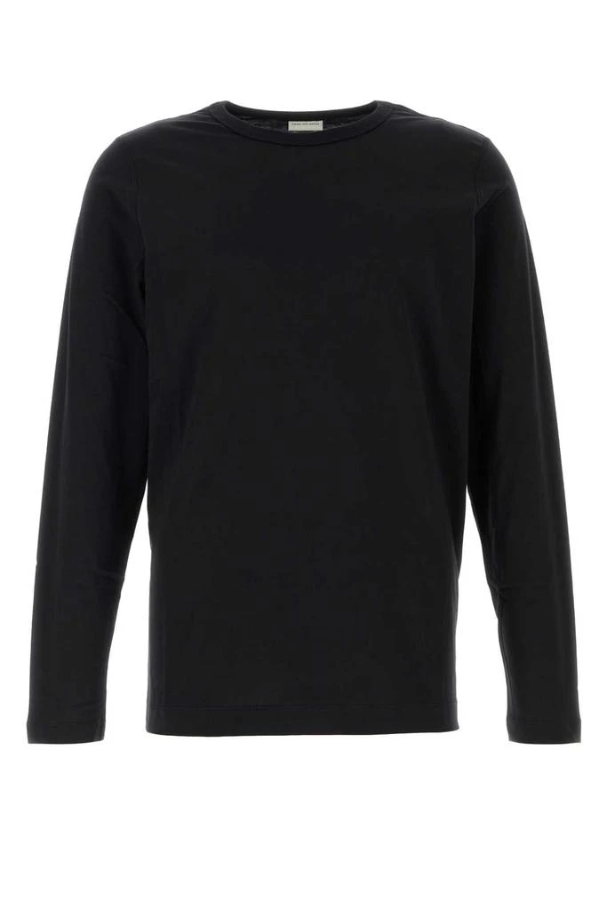 Dries Van Noten BLACK COTTON HUBBOT T-SHIRT 1