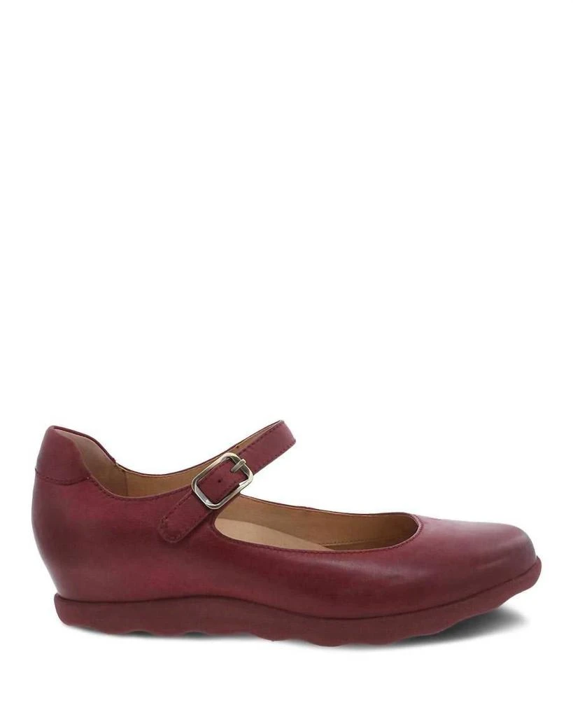Dansko Women's Marcella Mary Jane Shoes In Red 2