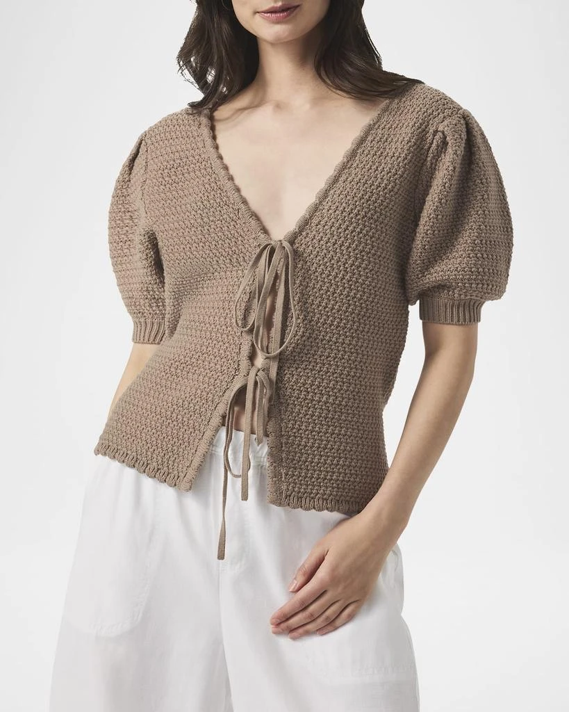 Splendid Beverley Tie-Front Sweater 4