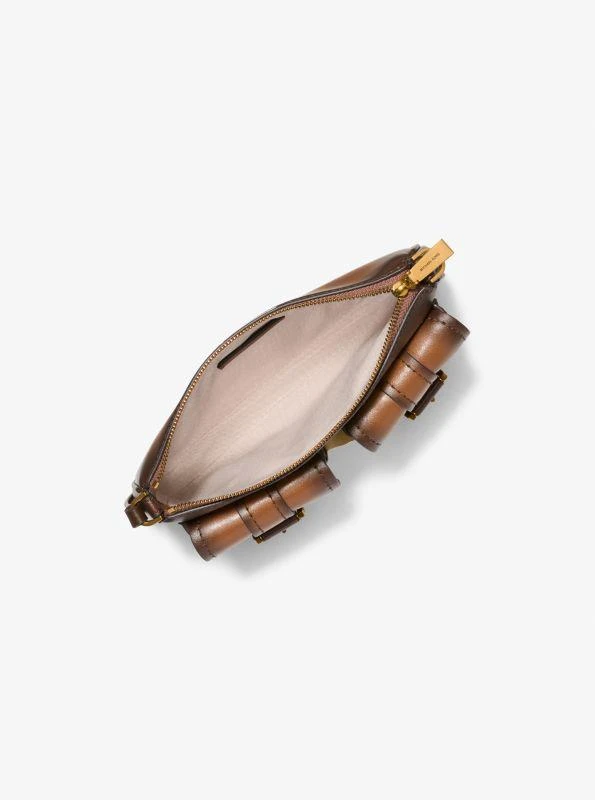 Michael Kors Zoe Small Burnished Leather Pochette 2