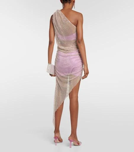 GIUSEPPE DI MORABITO Embellished mesh midi dress 3