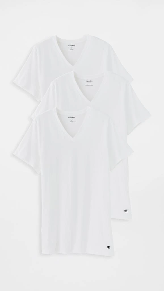 Calvin Klein Cotton Classic 3-Pack V Neck T-Shirt 1