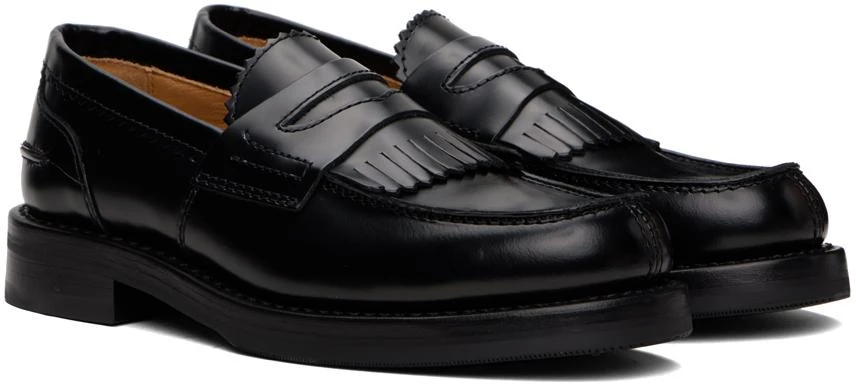 Our Legacy Black Fringed Loafers 4