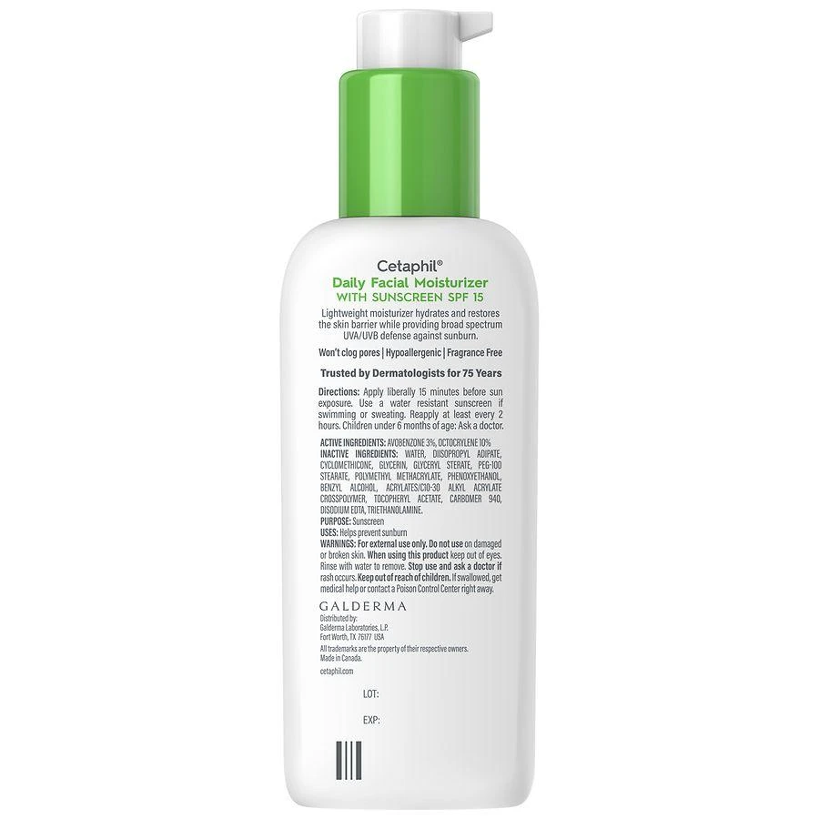 Cetaphil Daily Facial Moisturizer Fragrance Free 6