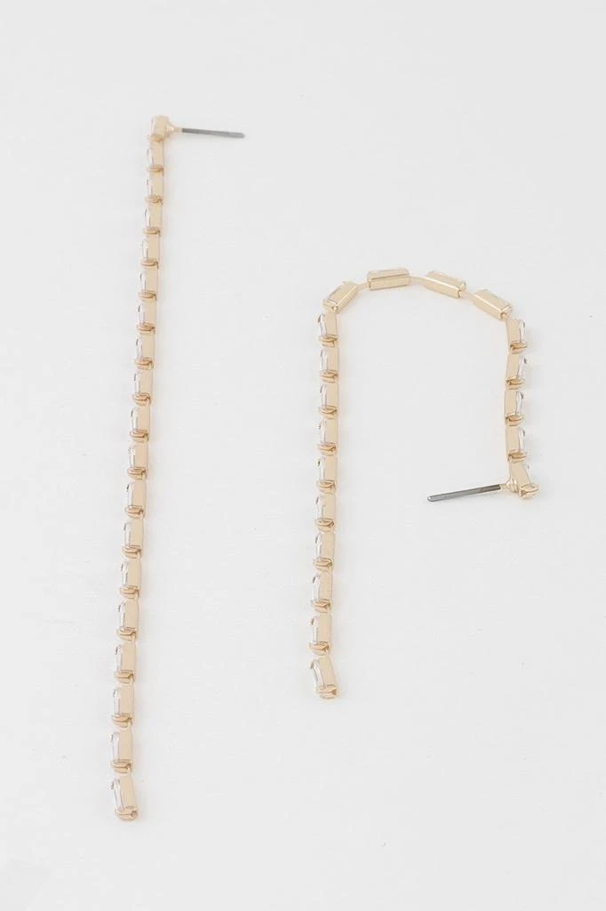TRUEDAMES Crystal Bar Drop Earrings 2